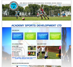 Academy Sports Development Website by Bedazzled Graphic Design