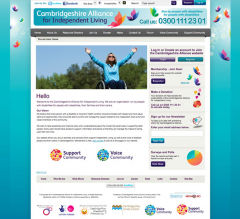 Website edits for Cambridgeshire Alliance