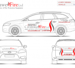 Cromwell Fire van livery design