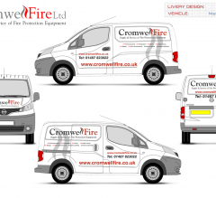 Cromwell Fire van livery design
