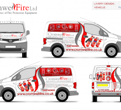 Cromwell Fire van livery design