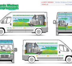 Cambs Windows & Home Improvements vehicle design