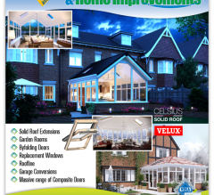 A4 magazine advert design for Cambs Windows & Home Improvements