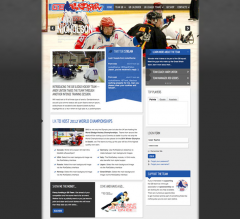 Icecrypt website created on Joomla template using Adobe Software package