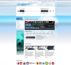 Icecrypt website created on Joomla template using Adobe Software package