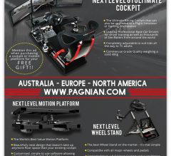 A4 magazine advert design for Sim Racer magazine